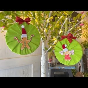 Gingerbread and Peppermint Ornaments